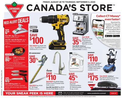 Canadian Tire (ON) Flyer August 28 to September 3