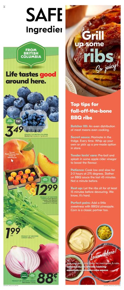 Safeway (BC) Flyer August 27 to September 2