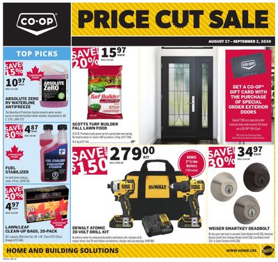 Co-op (West) Home Centre Flyer August 27 to September 2