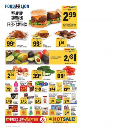Food Lion (GA) Weekly Ad August 26 to September 1