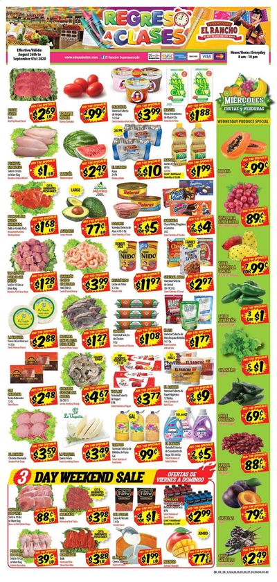 El Rancho Weekly Ad August 26 to September 1