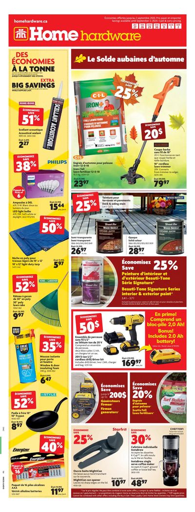 Home Hardware (QC) Flyer August 27 to September 2