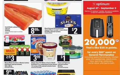 Loblaws Ontario: 20,000 PC Optimum Points for every $50 Spent on General Merchandise August 27th – September 2nd