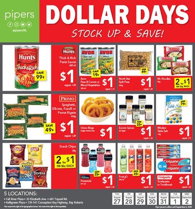 Pipers Superstore Flyer August 27 to September 2