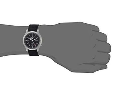 Seiko 5 SNK809 self-winding men's watch with black strap and dial For $74.20 At Amazon Canada
