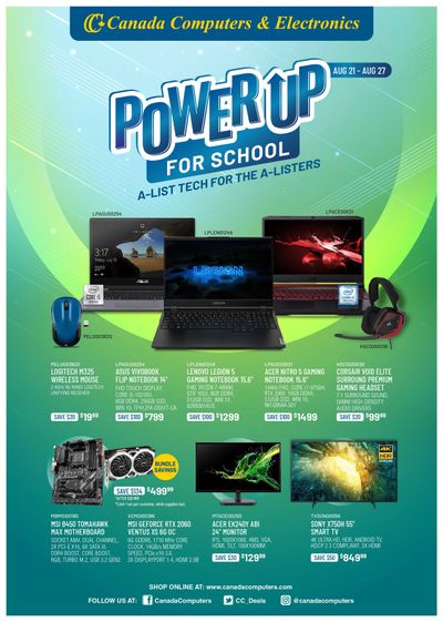 Canada Computers Flyer August 21 to 27