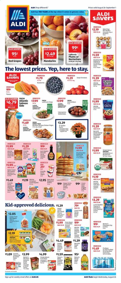 ALDI (KS, NC, VA) Weekly Ad August 26 to September 1