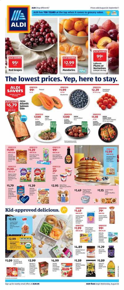 ALDI (AL, KY, MS, TN) Weekly Ad August 26 to September 1