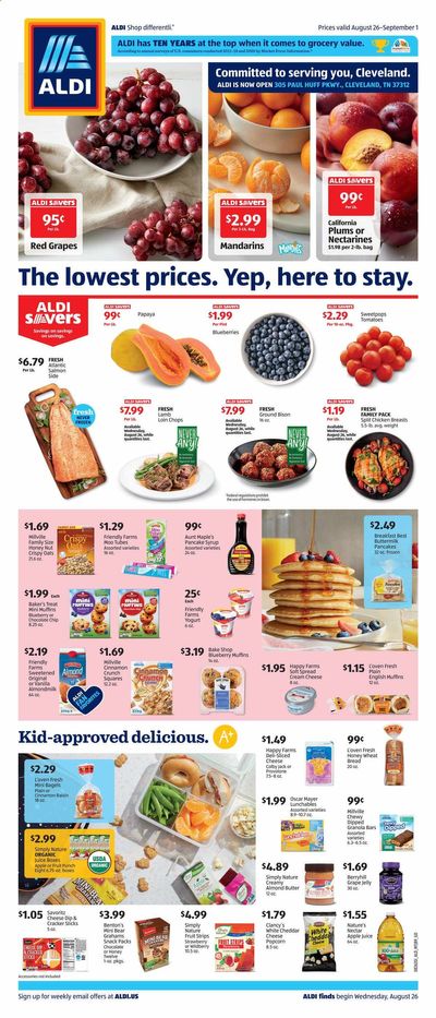 ALDI (TN) Weekly Ad August 26 to September 1