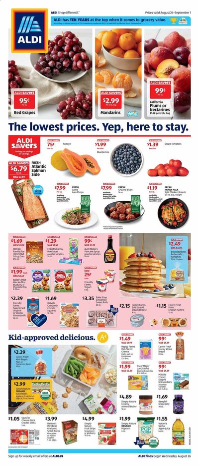 ALDI (TX) Weekly Ad August 26 to September 1