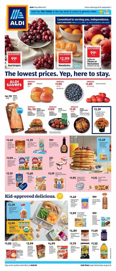 ALDI (MO) Weekly Ad August 26 to September 1