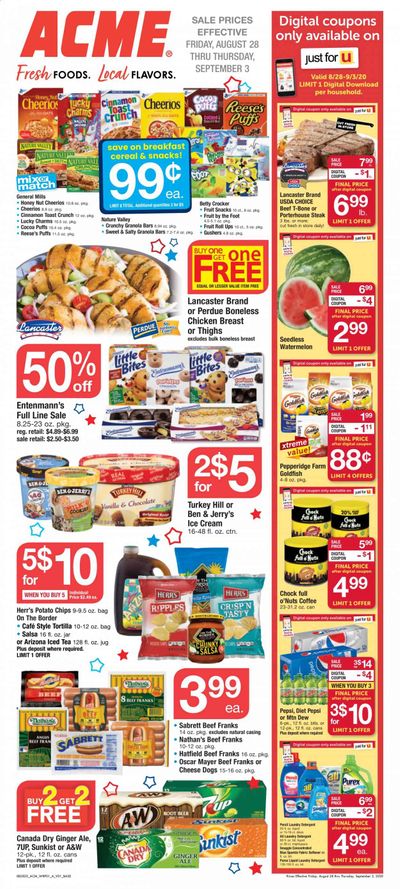 ACME Weekly Ad August 28 to September 3
