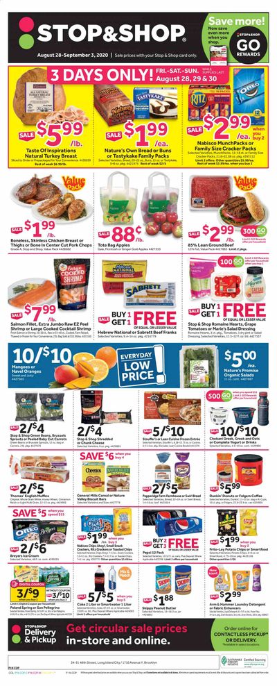 Stop & Shop (NY) Weekly Ad August 28 to September 3