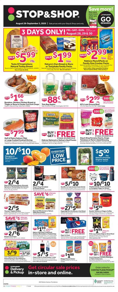 Stop & Shop (RI) Weekly Ad August 28 to September 3
