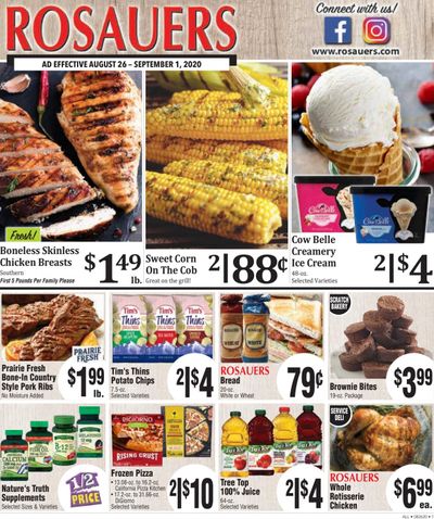 Rosauers Weekly Ad August 26 to September 1