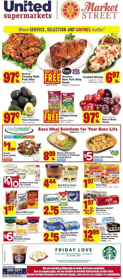 United Supermarkets Weekly Ad August 26 to September 1