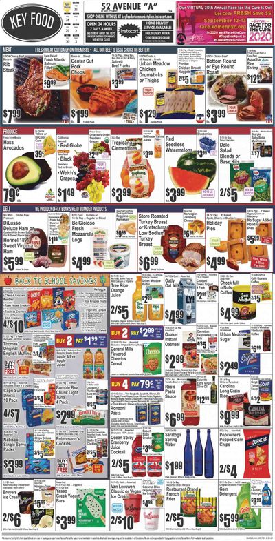 Key Food (NY) Weekly Ad August 28 to September 3