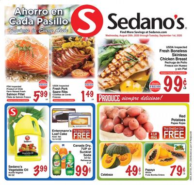 Sedano's Weekly Ad August 26 to September 1