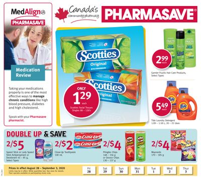 Pharmasave (ON) Flyer August 28 to September 3