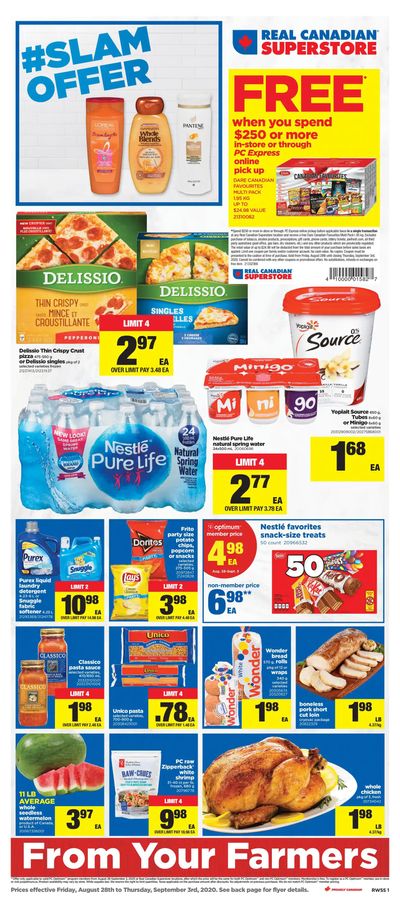Real Canadian Superstore (West) Flyer August 28 to September 3