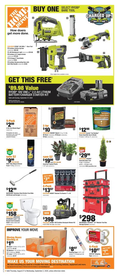 Home Depot (ON) Flyer August 27 to September 2