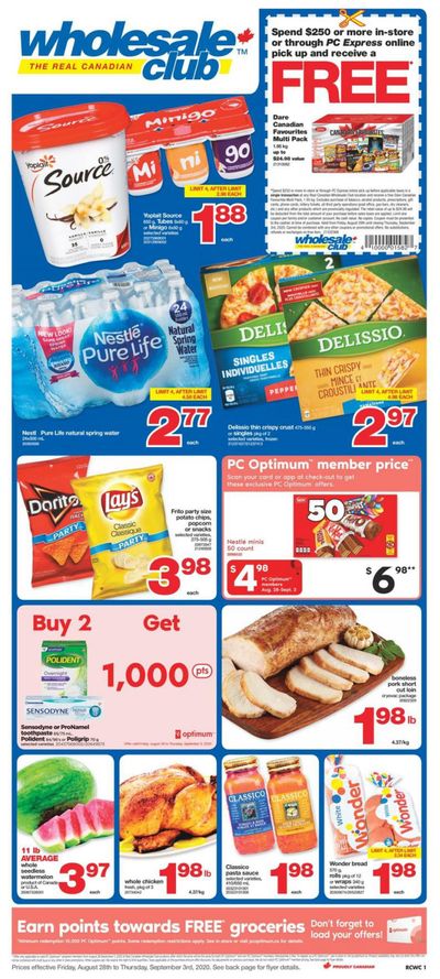 Real Canadian Wholesale Club Flyer August 28 to September 3