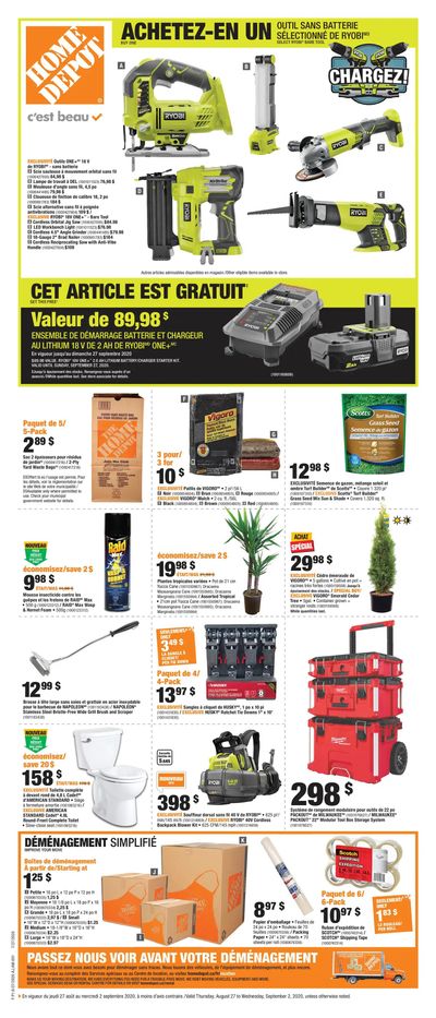 Home Depot (QC) Flyer August 27 to September 2