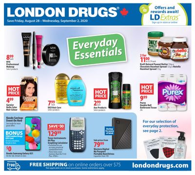 London Drugs Flyer August 28 to September 2