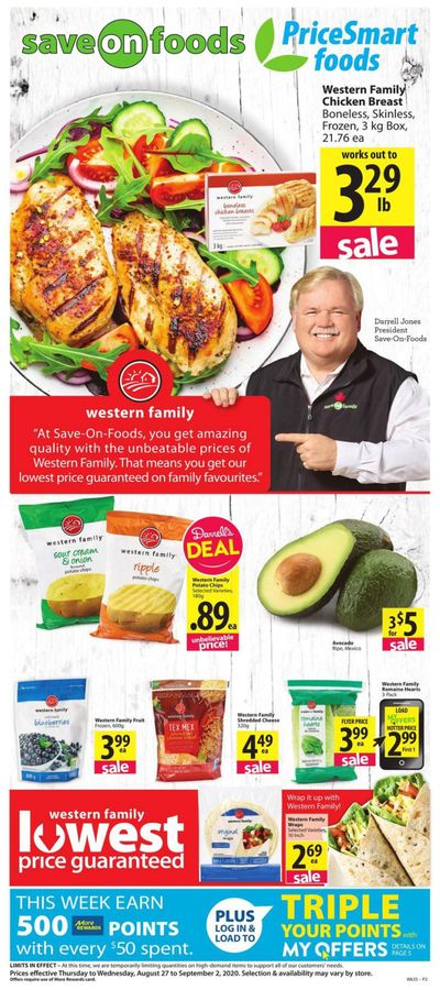 PriceSmart Foods Flyer August 27 to September 2