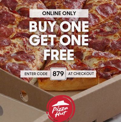 Pizza Hut Canada Black Friday Online Deal: BOGO FREE, with Coupon Code