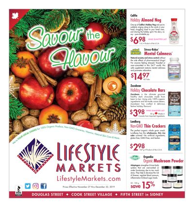 Lifestyle Markets Flyer November 27 to December 22