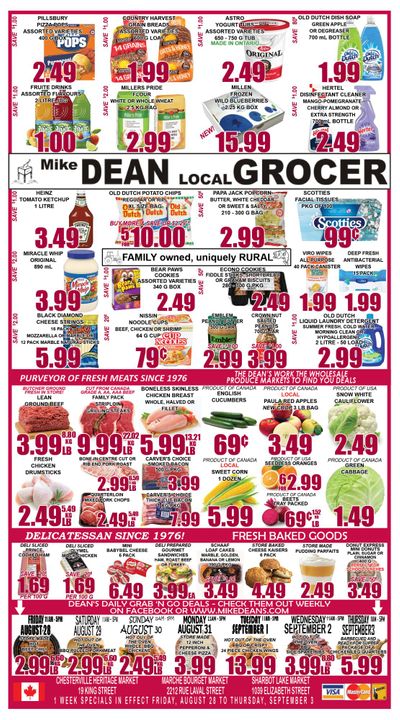 Mike Dean's Super Food Stores Flyer August 28 to September 3