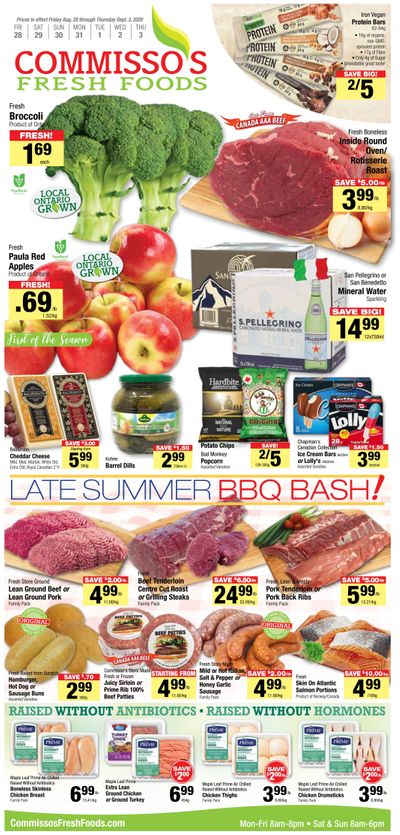 Commisso's Fresh Foods Flyer August 28 to September 3