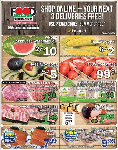 Food Bazaar Weekly Ad August 27 to September 2