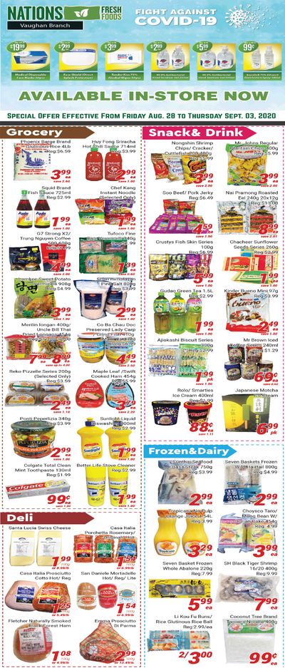 Nations Fresh Foods (Vaughan) Flyer August 28 to September 3