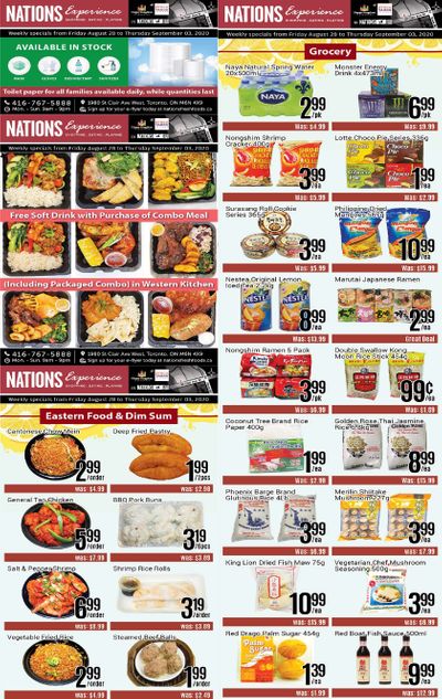 Nations Fresh Foods (Toronto) Flyer August 28 to September 3