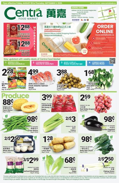 Centra Foods (Aurora) Flyer August 28 to September 3