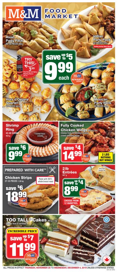 M&M Food Market (SK, MB, NS, NB) Flyer November 28 to December 4