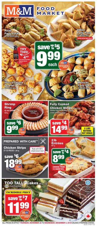 M&M Food Market (AB, BC, NWT, Yukon, NL) Flyer November 28 to December 4