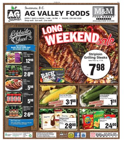 AG Foods Flyer August 28 to September 3