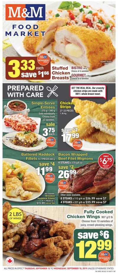 M&M Food Market (Atlantic and West) Flyer September 12 to 18