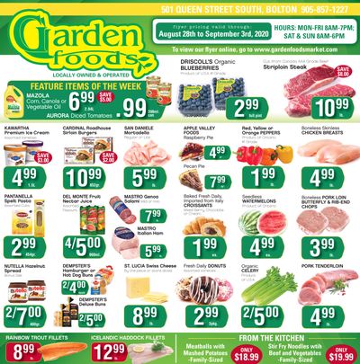 Garden Foods Flyer August 28 to September 3