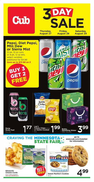 Cub Foods Weekly Ad August 27 to August 29