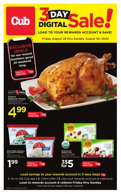 Cub Foods Weekly Ad August 28 to August 30