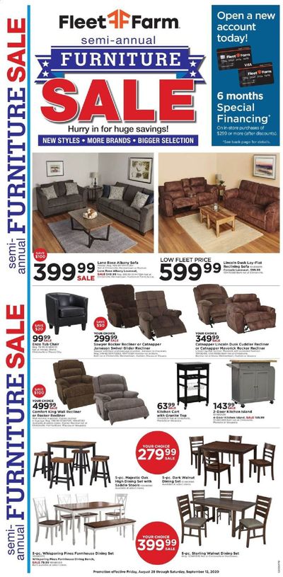 Fleet Farm Weekly Ad August 28 to September 12
