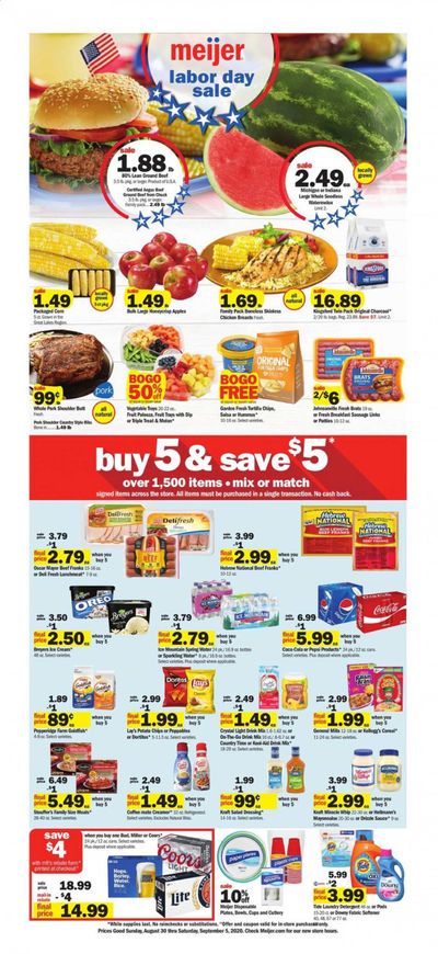 Meijer (OH) Weekly Ad August 30 to September 5
