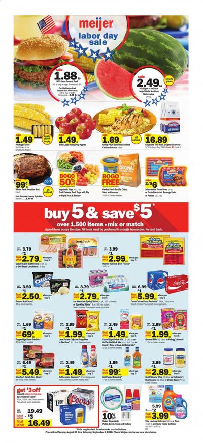 Meijer (WI) Weekly Ad August 30 to September 5
