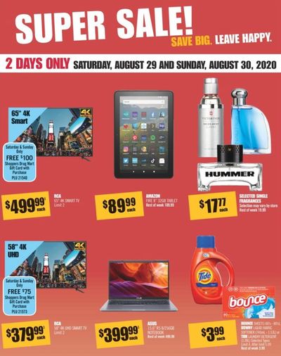 Shoppers Drug Mart Canada Offers: 2 Days Super Sale + More Offers