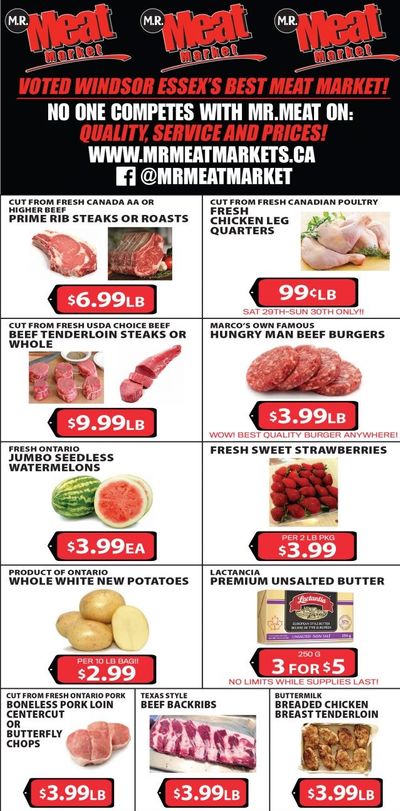 M.R. Meat Market Flyer August 29 to September 5