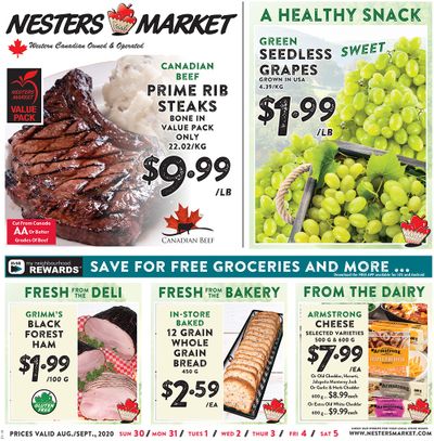 Nesters Market Flyer August 30 to September 5